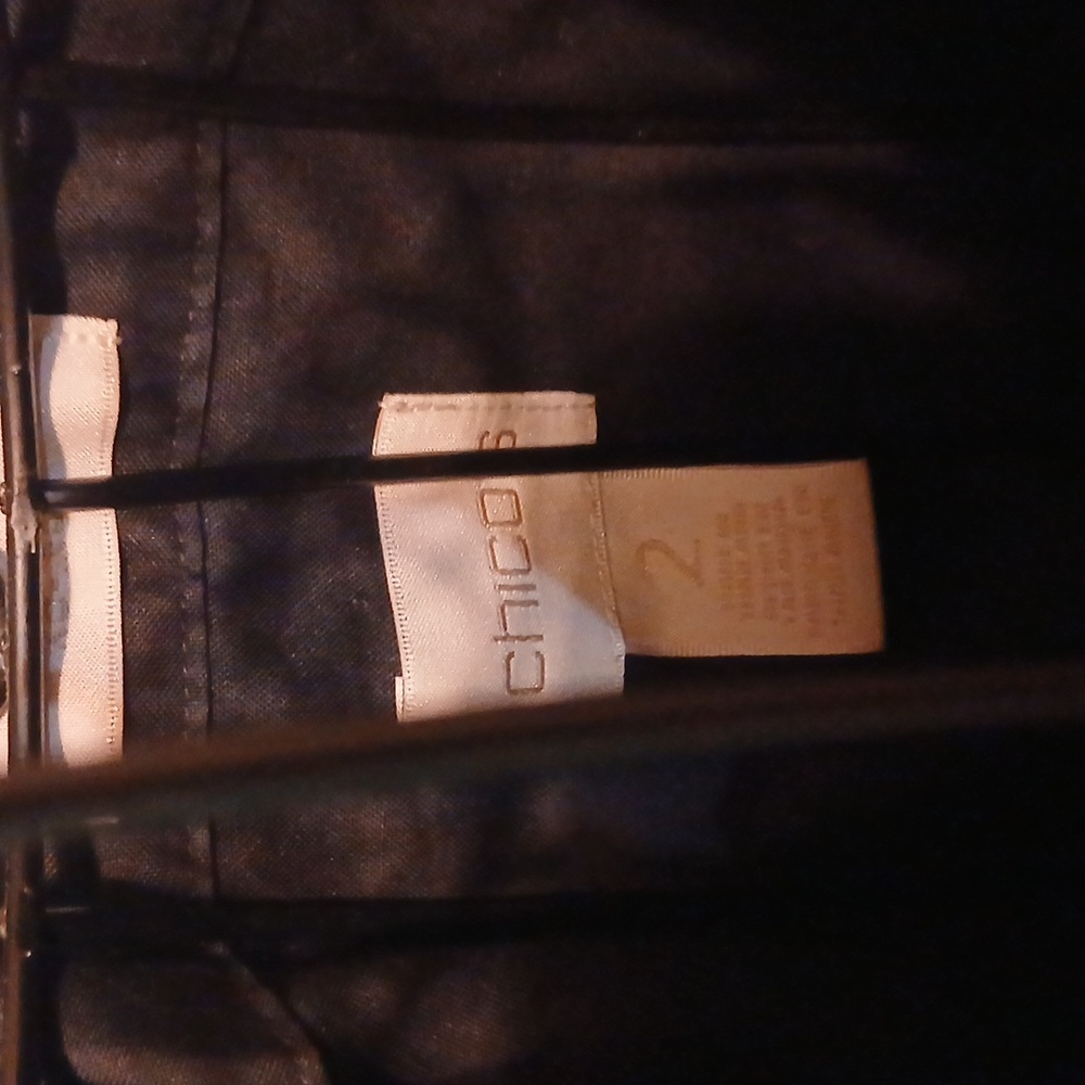 Chico's Black and Plaid Men's Vest - Picture 4 of 4